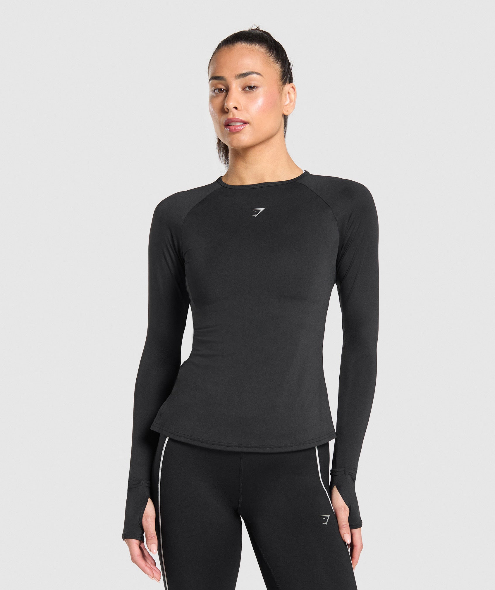 Gymshark Running Long Sleeve Top - Black