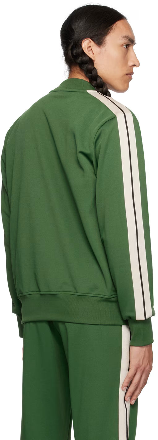 Green Embroidered Track Jacket