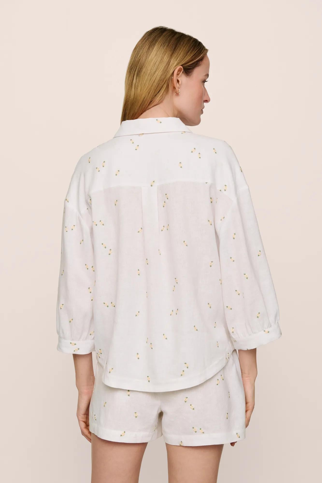 Linen Blend Relaxed Short