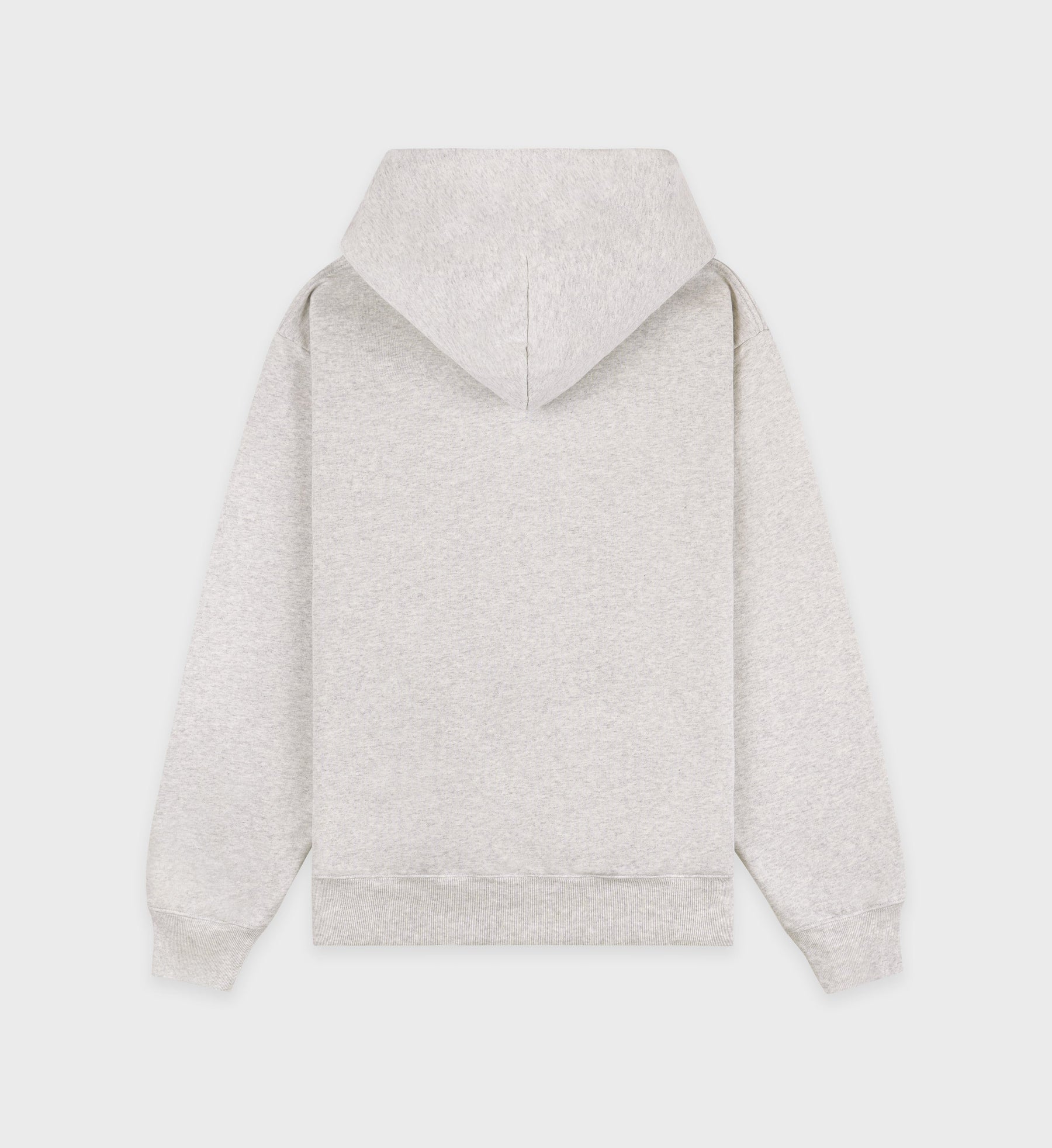 Serif Logo Hoodie - Heather Gray/Navy