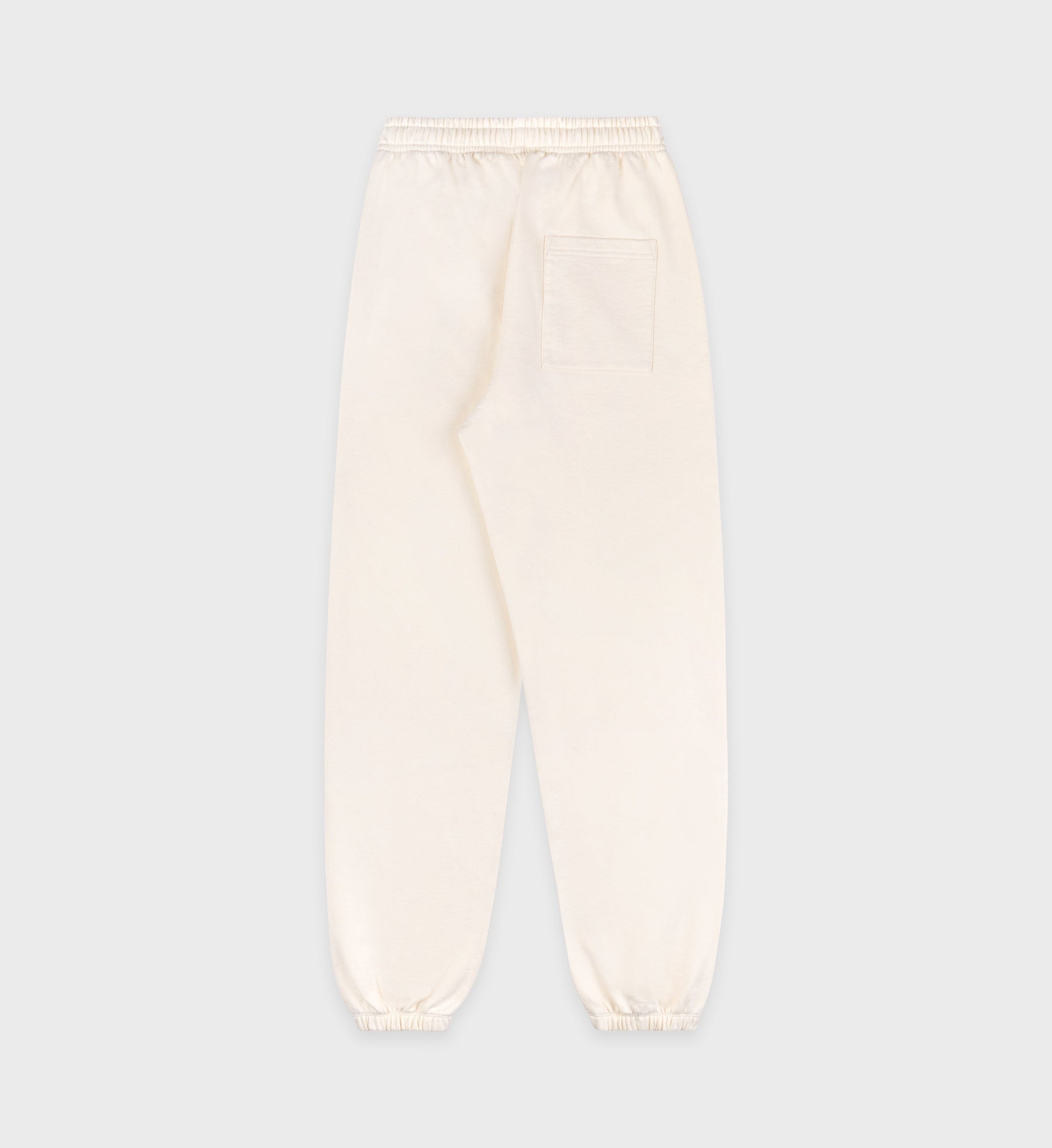 Serif Logo Sweatpant - Cream/Navy