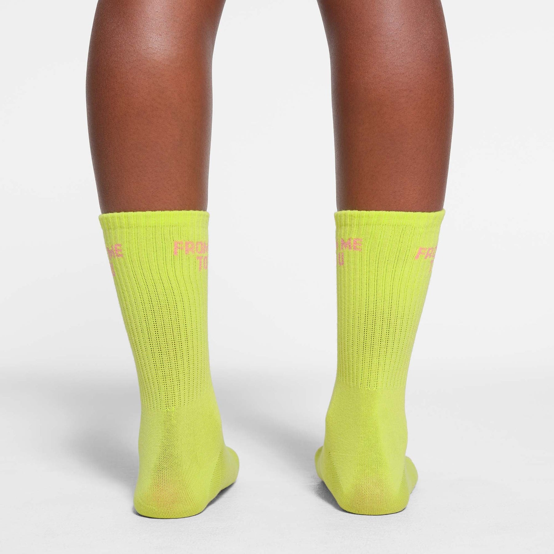 RIBBED CREW SOCK 5-PACK | DAFFODIL BABY PINK MULTI