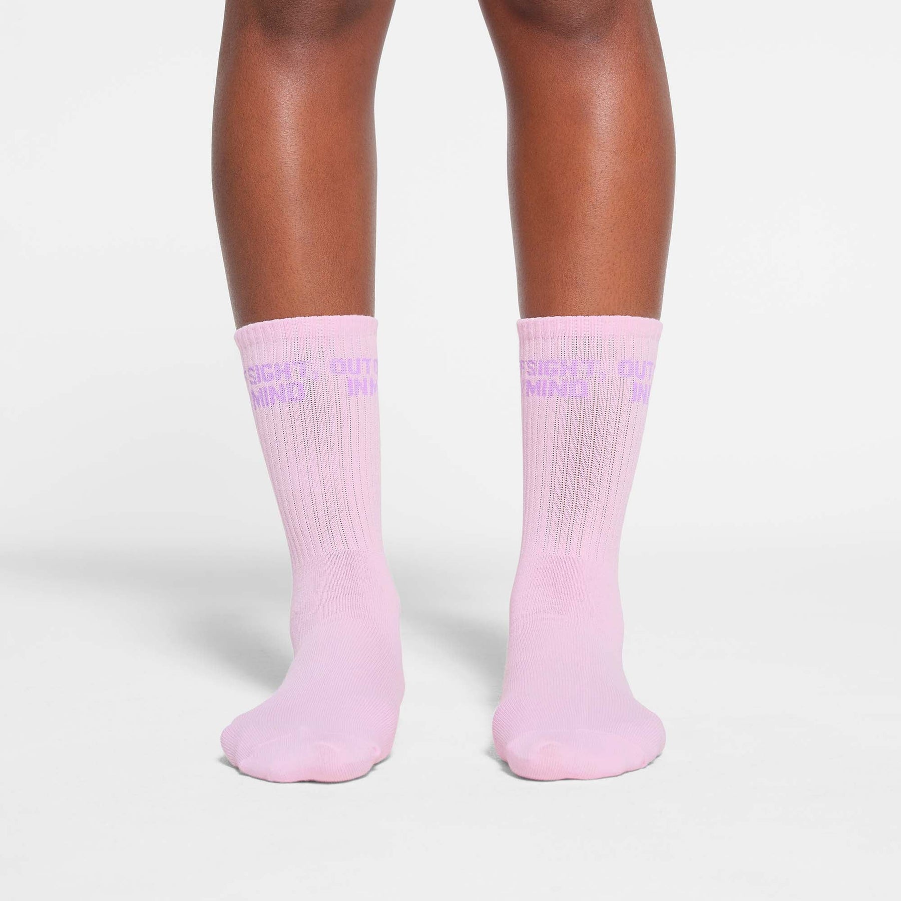 RIBBED CREW SOCK 5-PACK | DAFFODIL BABY PINK MULTI
