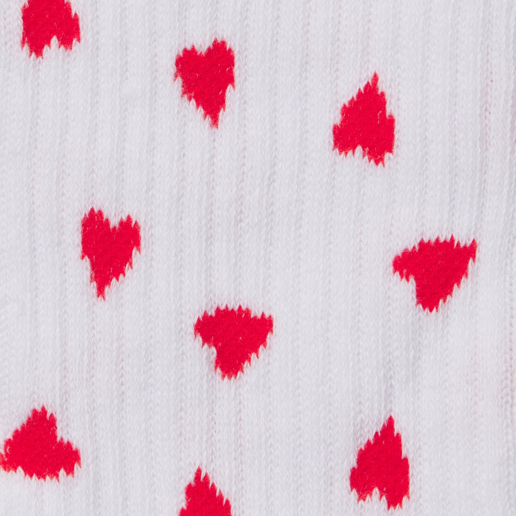 RIBBED CREW SOCK 3-PACK | RUBY HEART MULTI