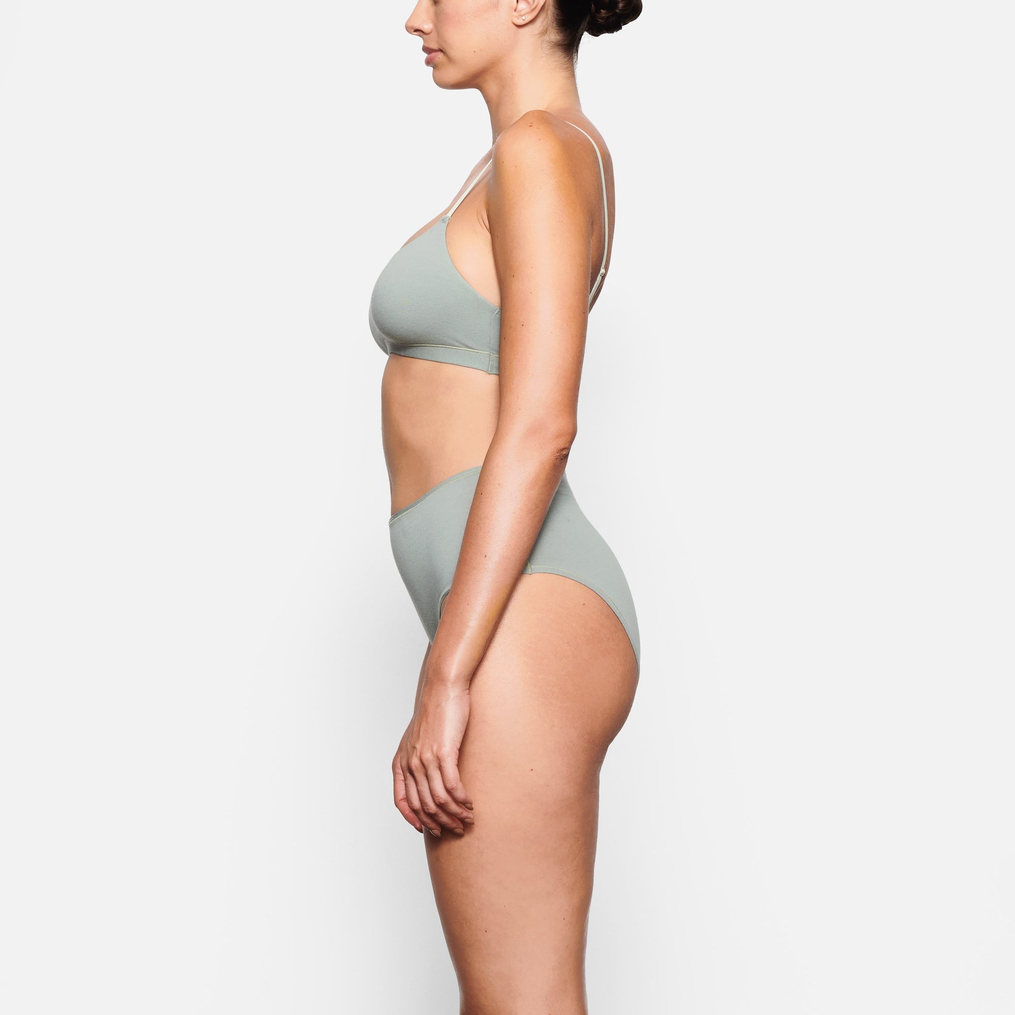 Cotton Jersey Scoop Bralette