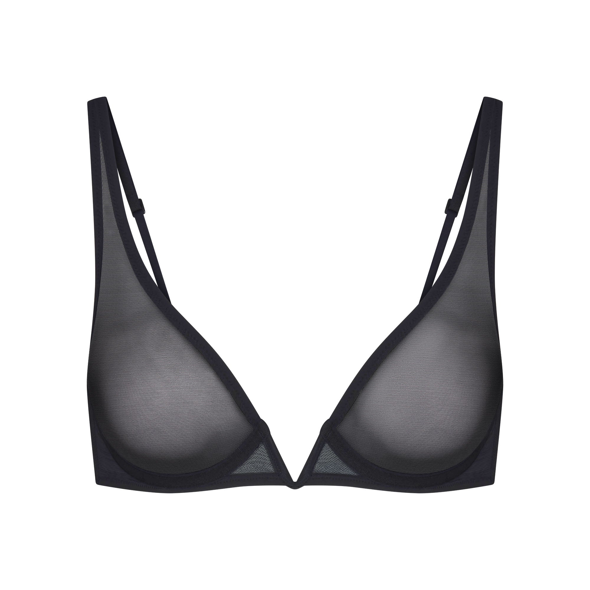 Ultra Fine Mesh Deep Plunge Bra
