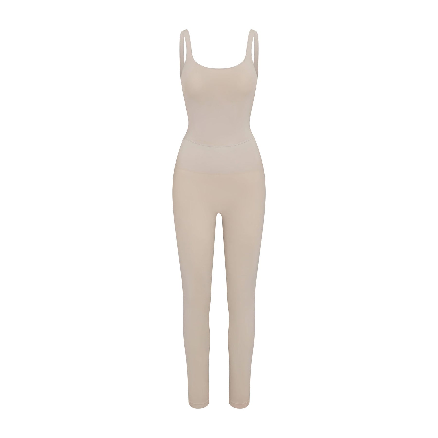 SOFT SMOOTHING SEAMLESS CATSUIT | STONE
