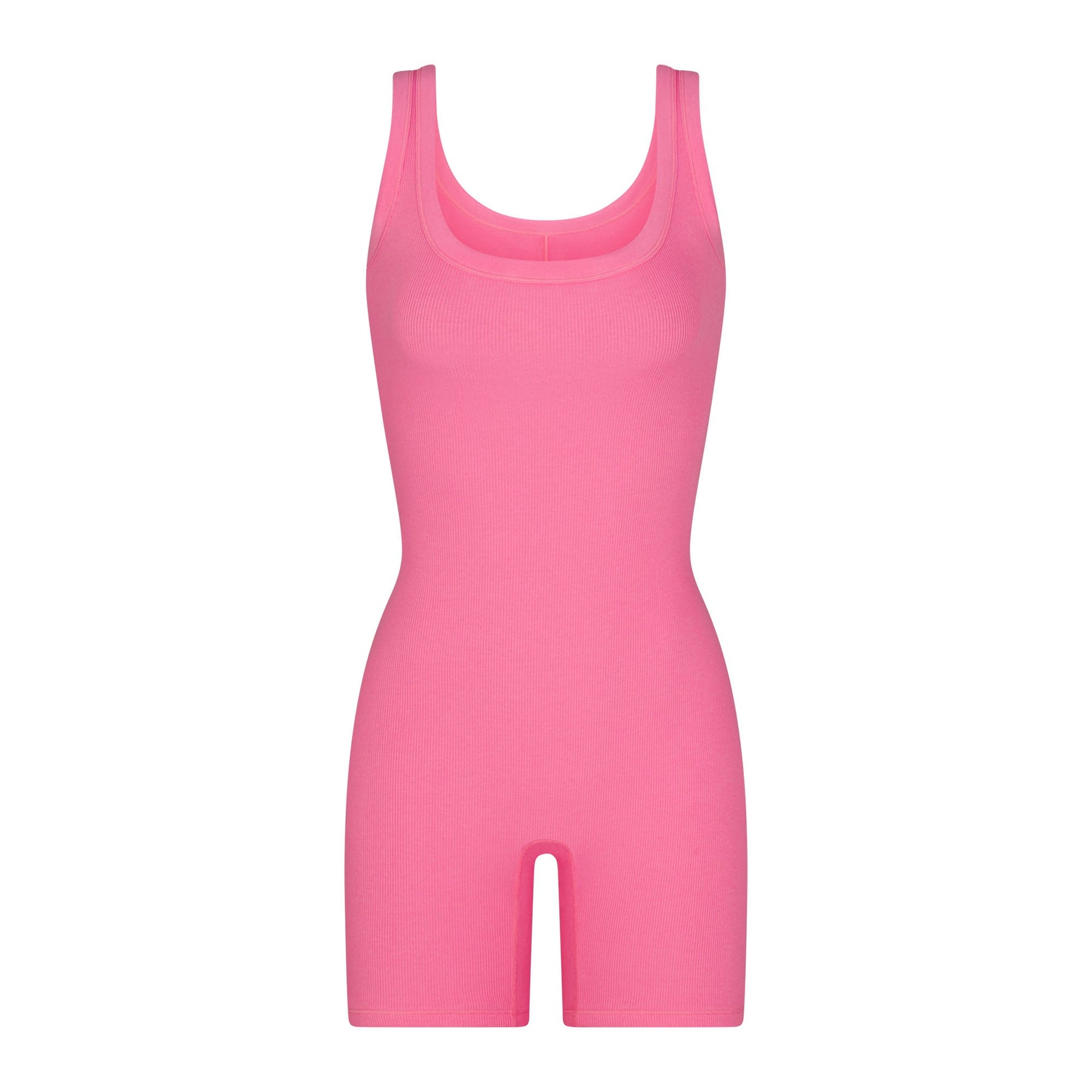COTTON RIB ONESIE | SUGAR PINK