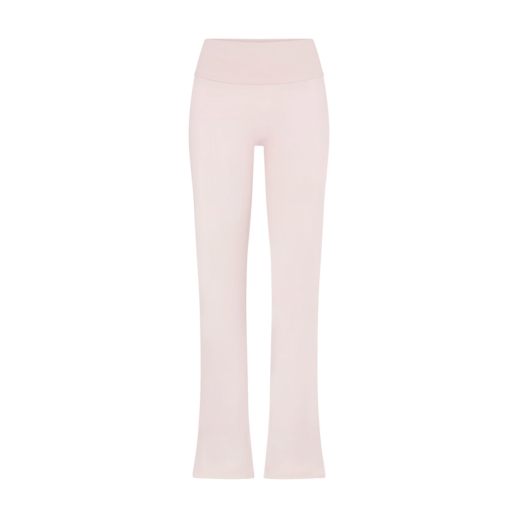 COTTON JERSEY FOLDOVER PANT | BARELY PINK