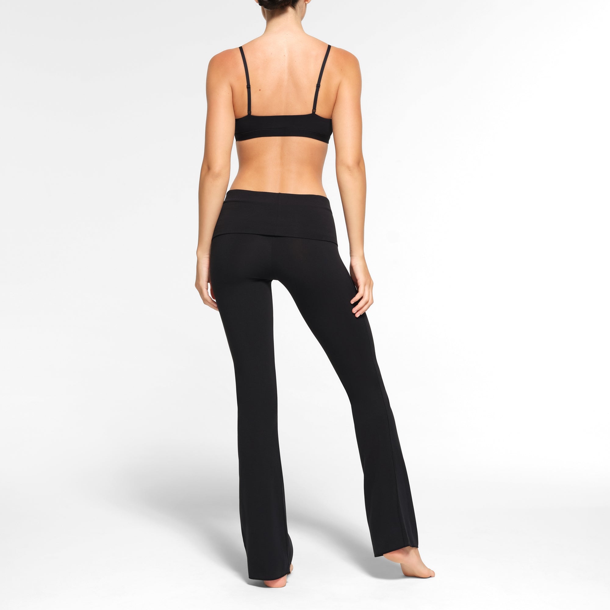 Cotton Jersey Foldover Pant