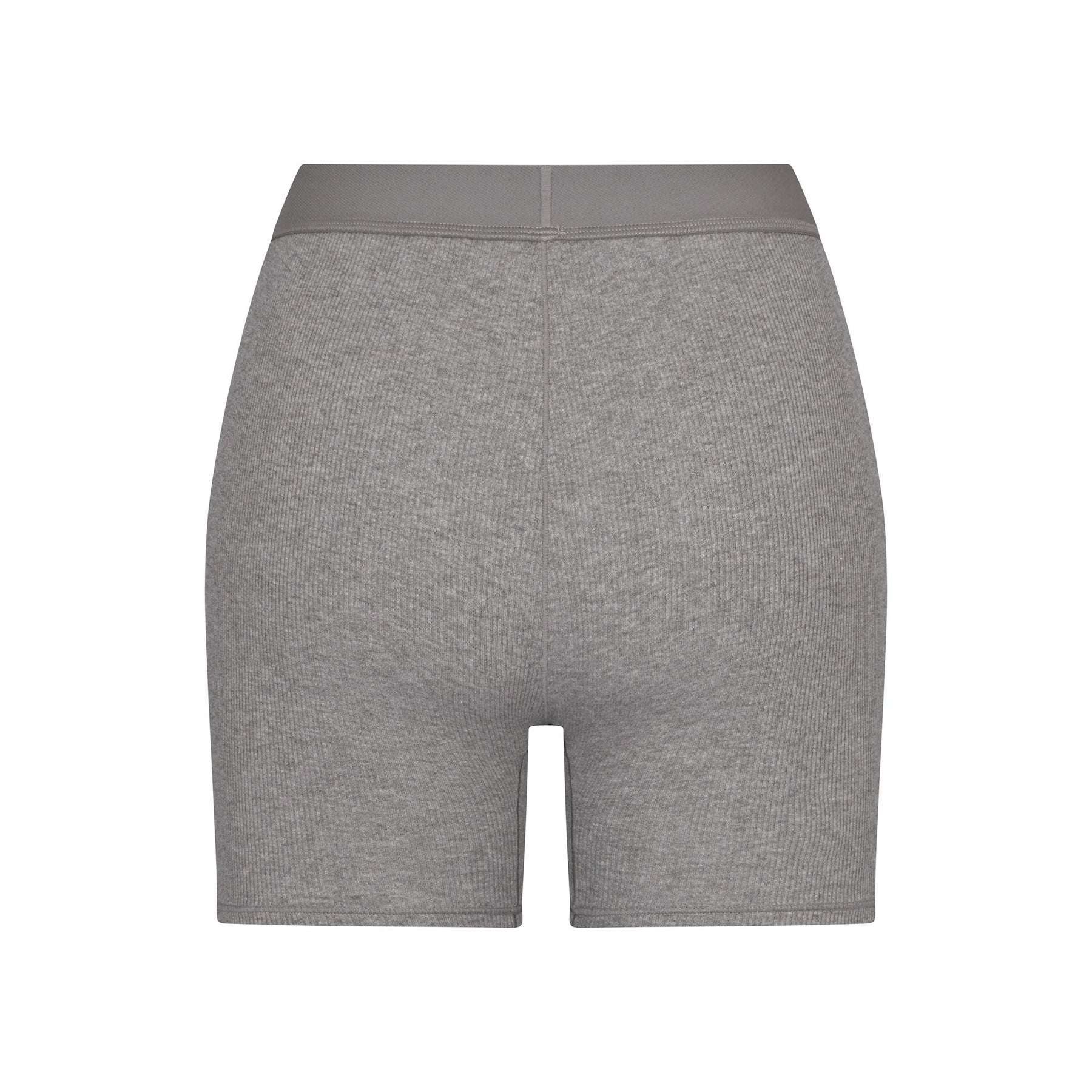 SKIMS FOR TEAM USA COTTON RIB PARALYMPIC BOXER | HEATHER GREY