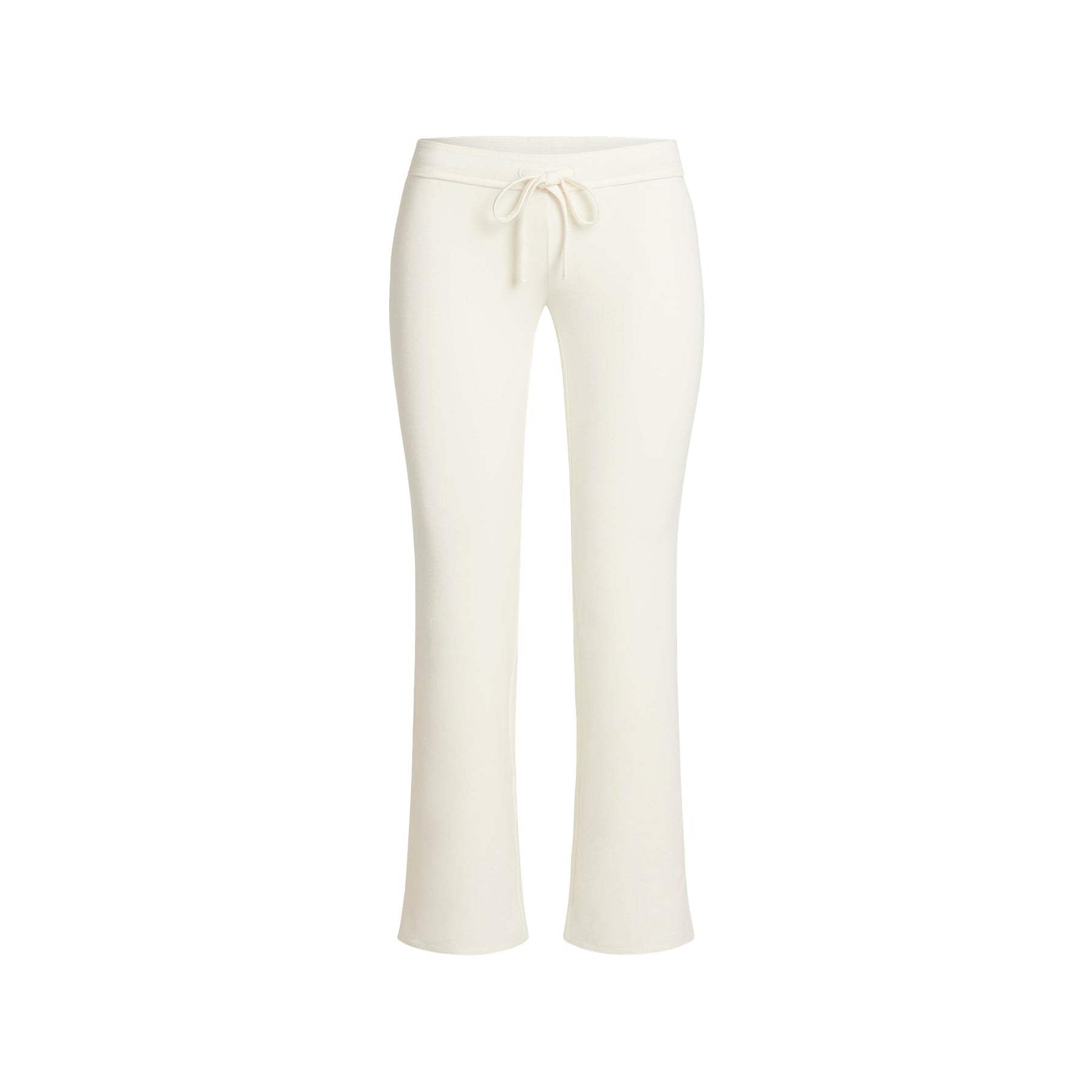 COTTON JERSEY LOW RISE CROP PANT | MARBLE