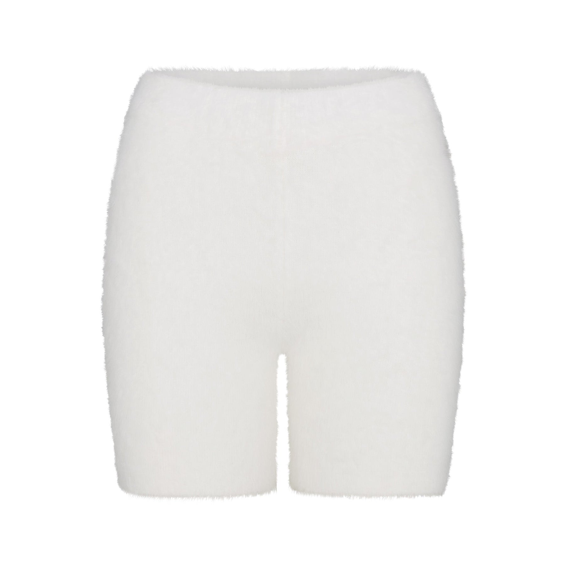 FUZZY KNITS CROP TOP AND SHORT SET | MARBLE