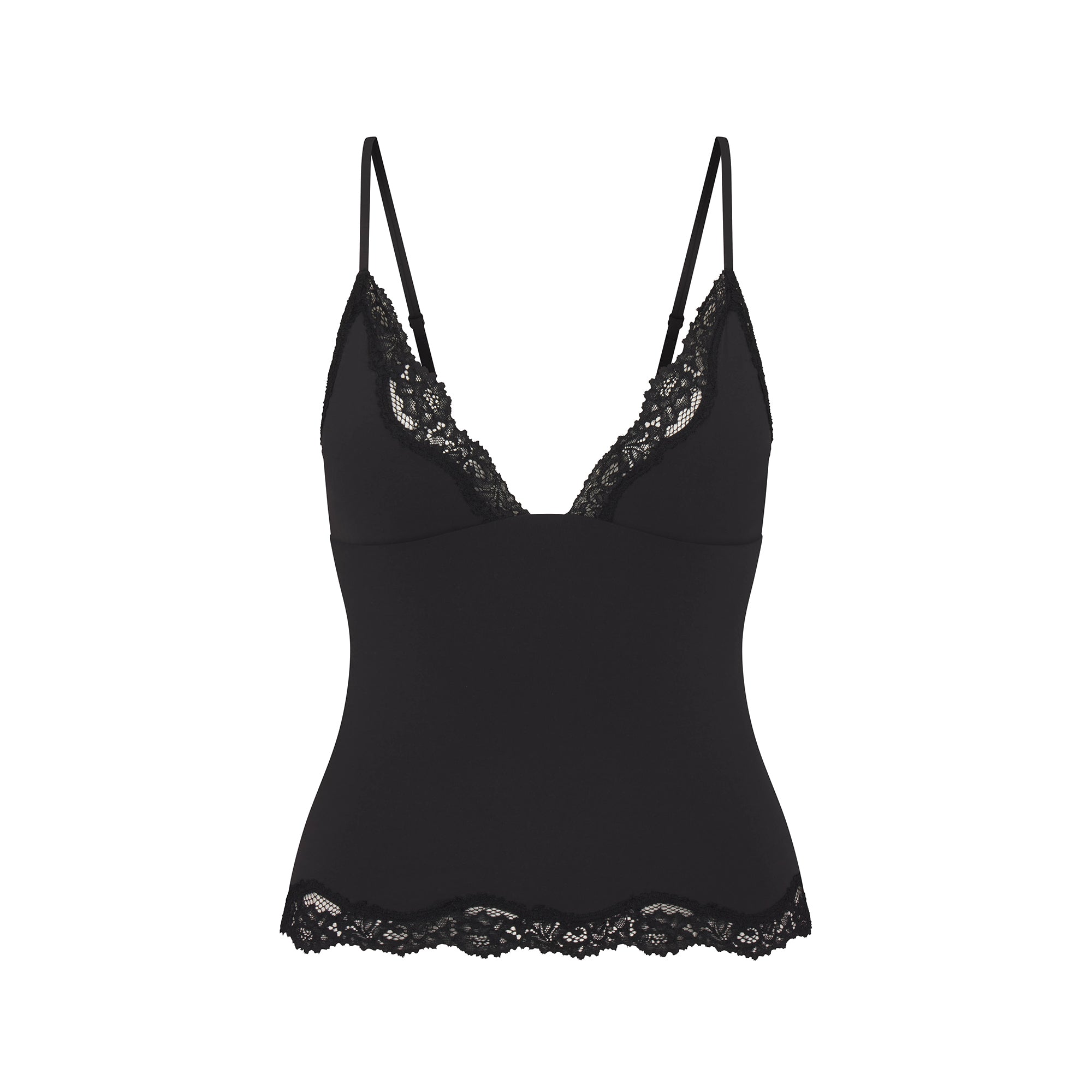 Fits Everybody Lace Triangle Cami and Boy Short Set