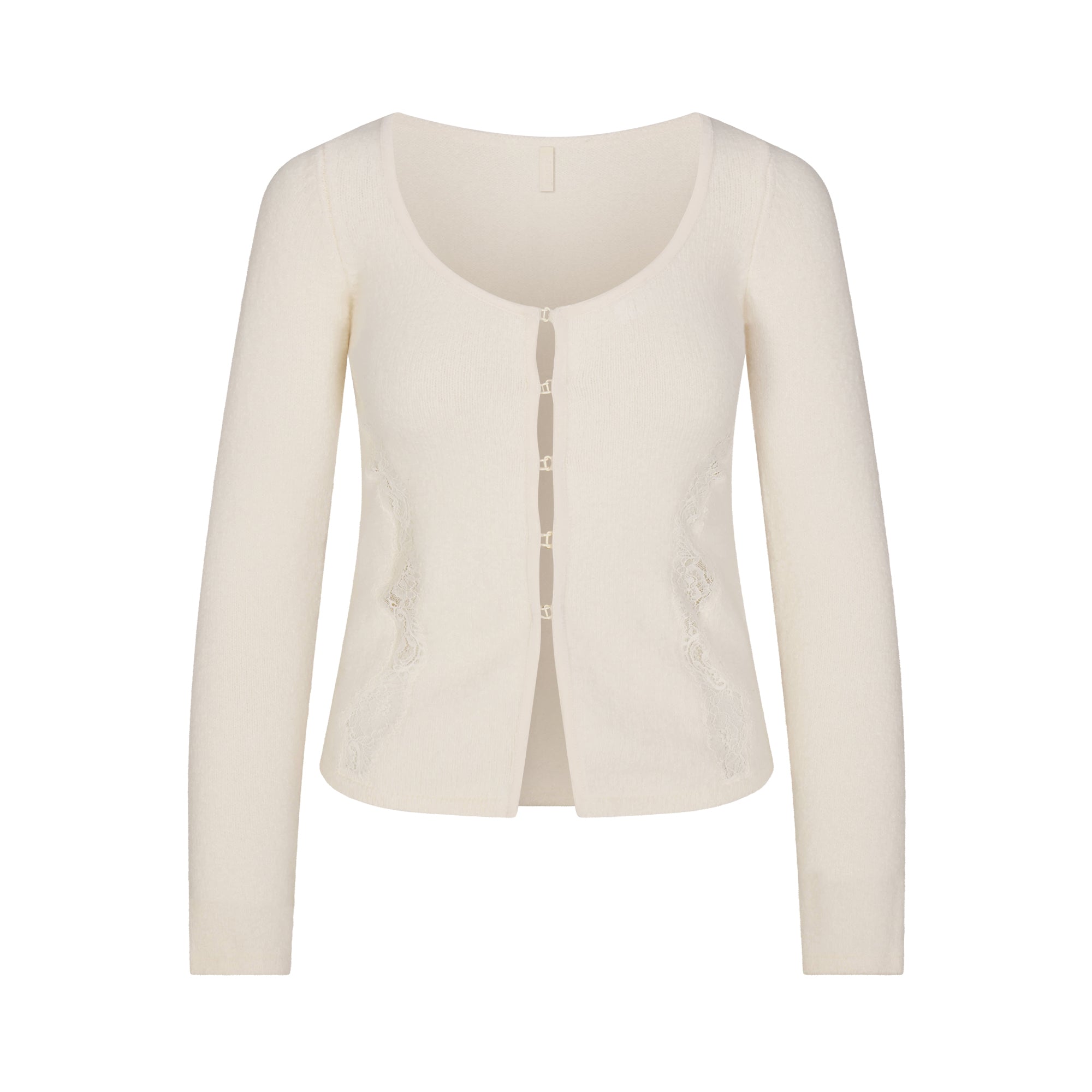 Lace Knit Long Sleeve Cardigan