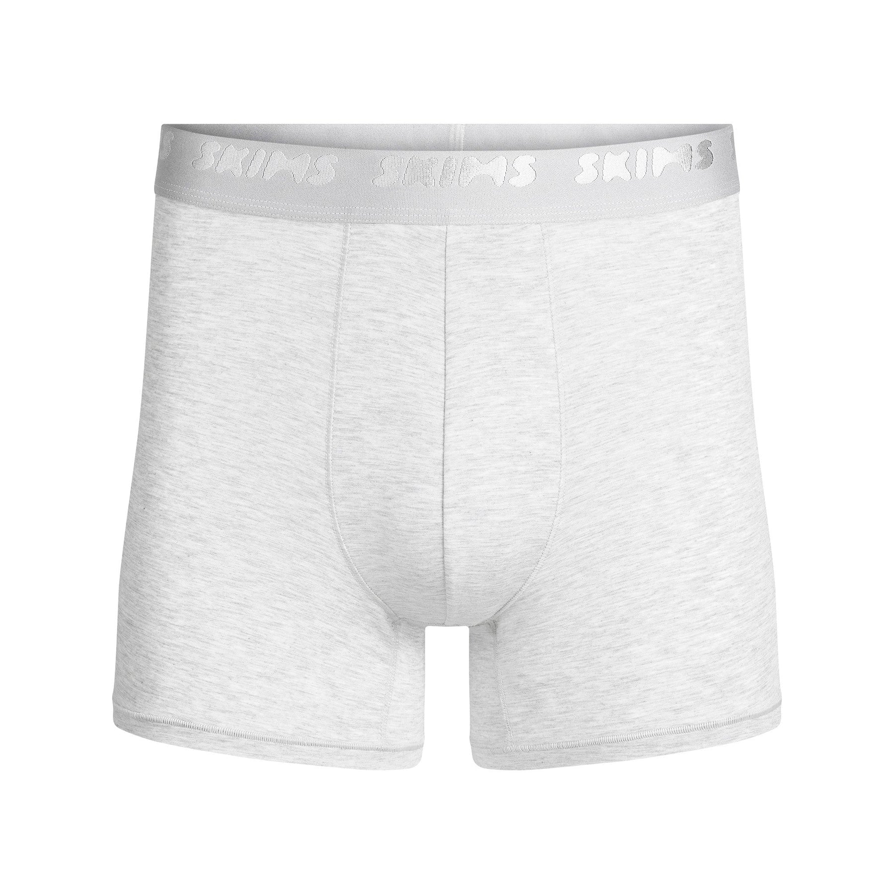 SKIMS STRETCH MENS 3" BOXER BRIEF | LIGHT HEATHER GREY