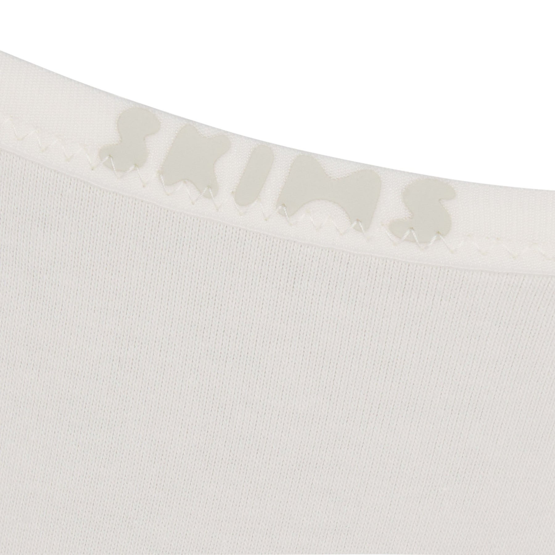 COTTON LOGO HIGH LEG BIKINI | MARBLE