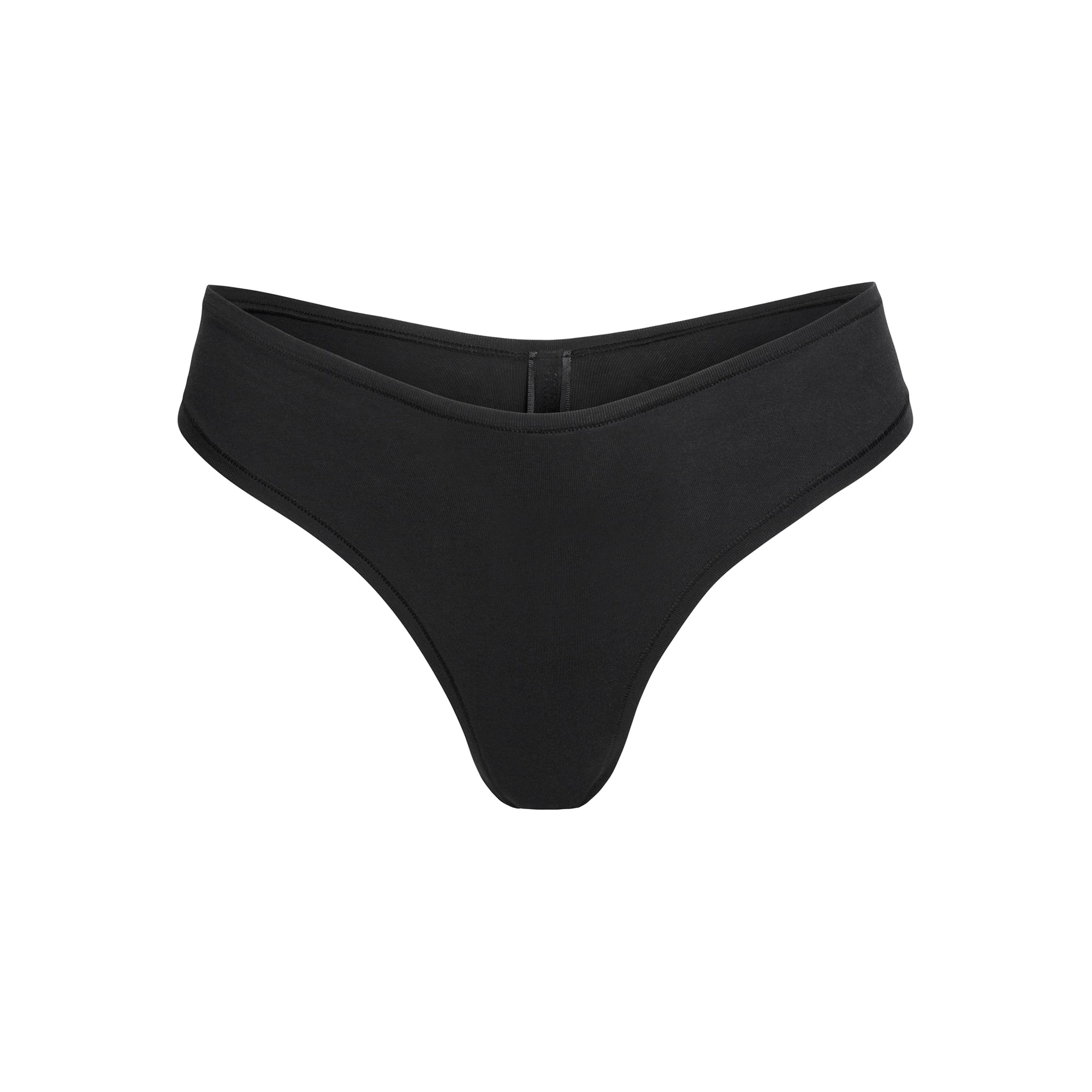 Cotton Jersey Dipped Thong