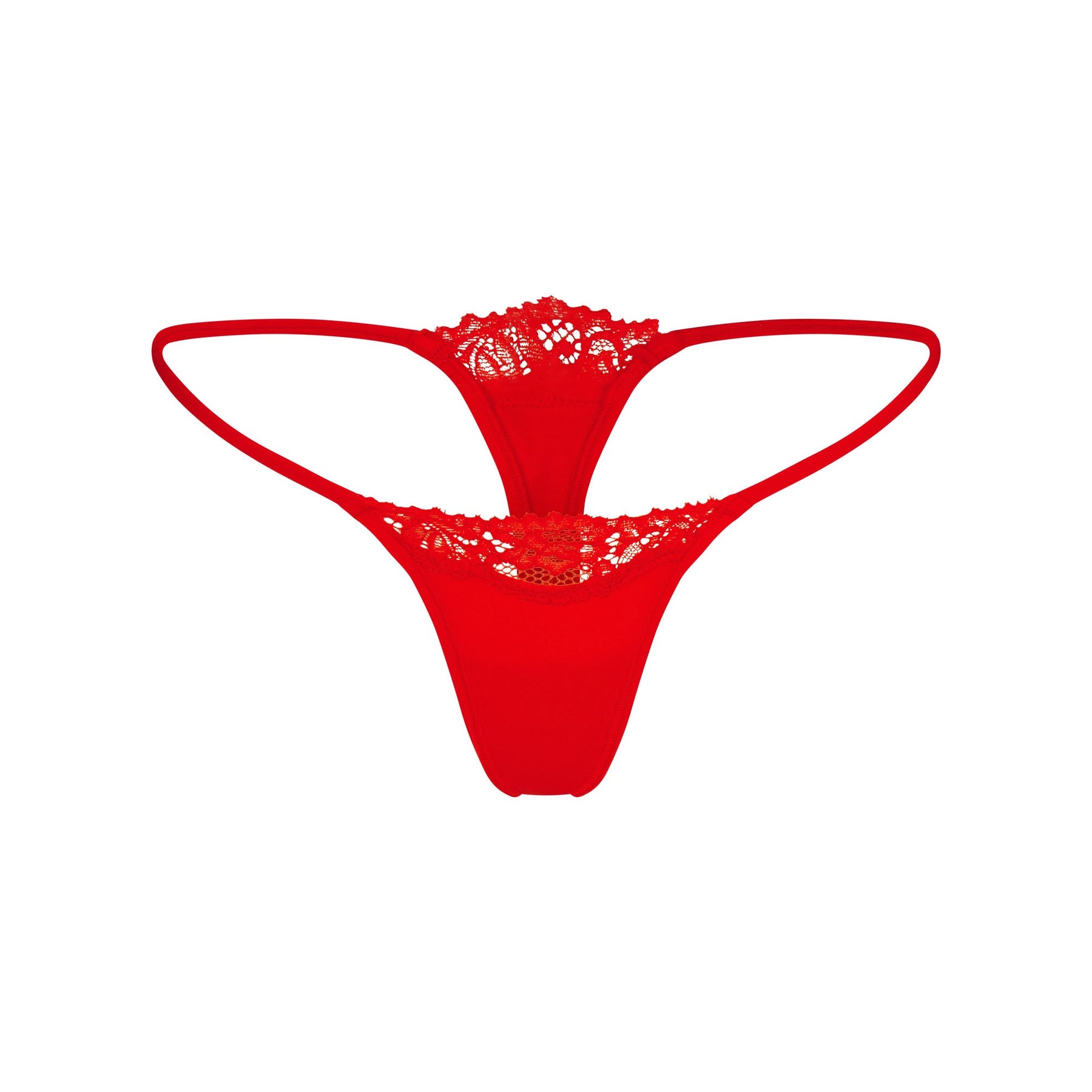 FITS EVERYBODY LACE STRING THONG | CAYENNE