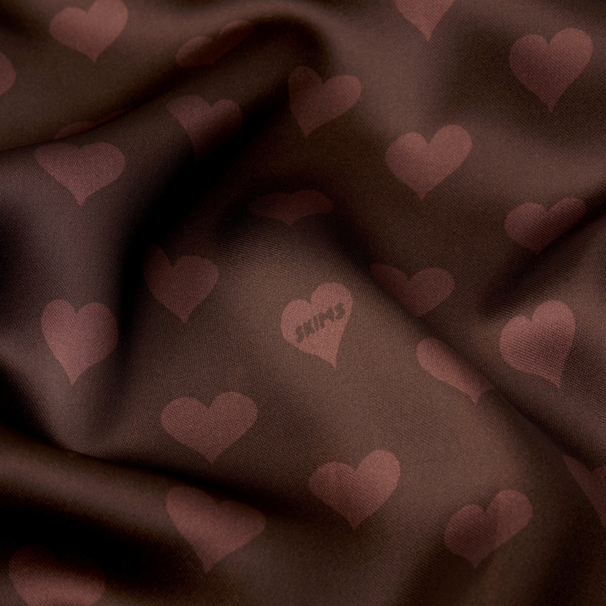 SATEEN SLEEP MENS LONG SLEEP SET | COCOA HEART HALFDROP
