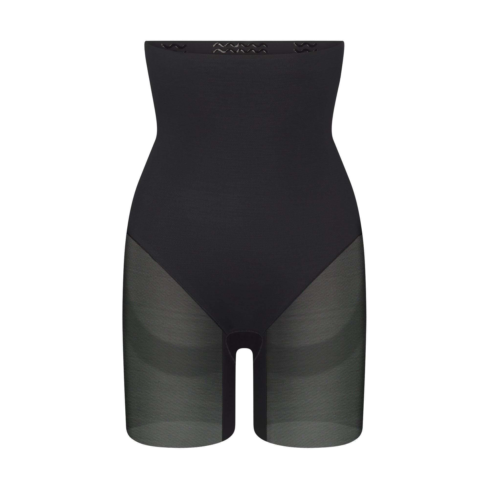 Power Mesh Shapewear Core Sculpt High-waisted Mid Thigh Short