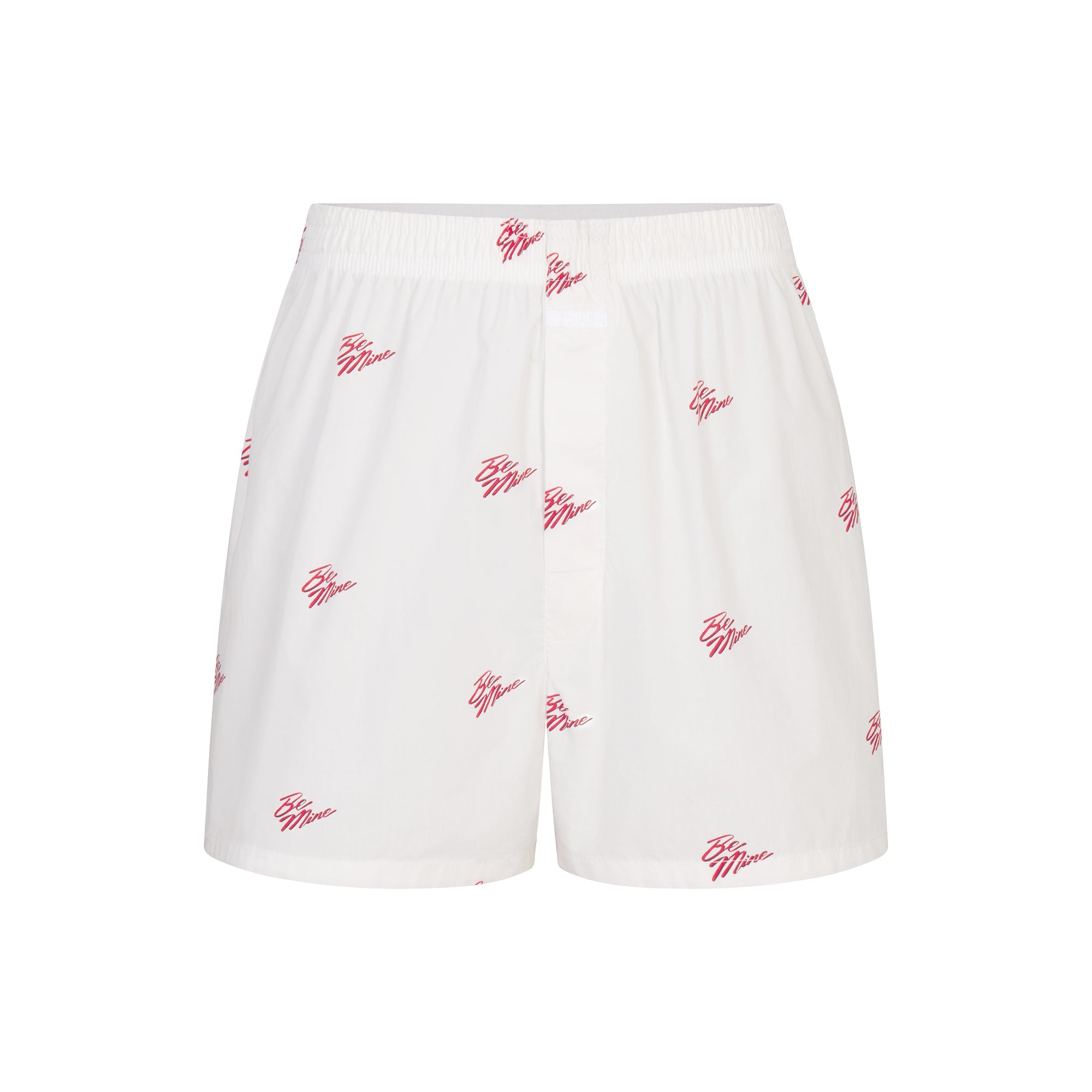 COTTON POPLIN MENS BOXER | CHALK BE MINE
