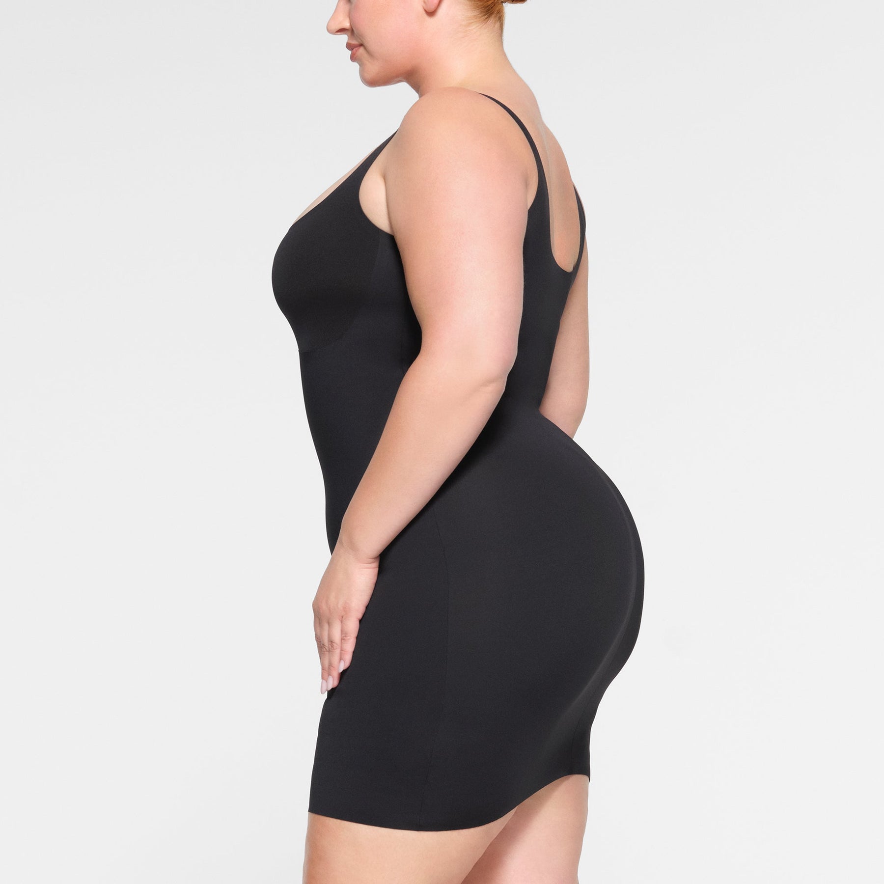 SKIMS BODY TANK SLIP DRESS | ONYX