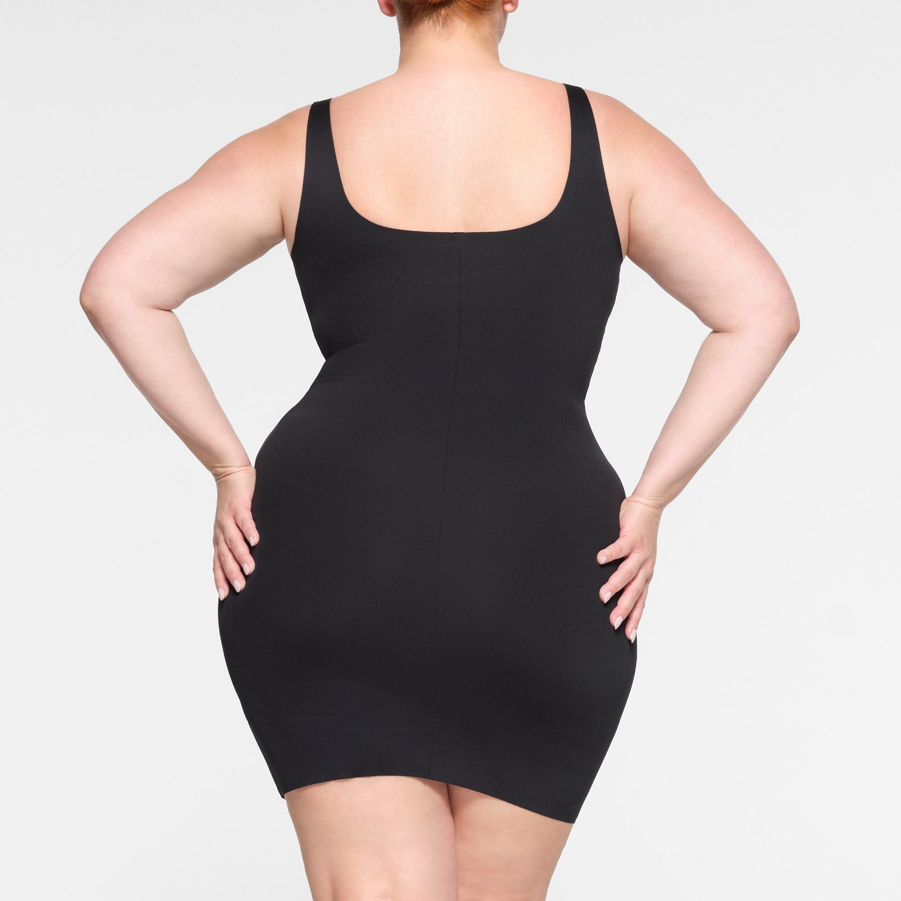 SKIMS BODY TANK SLIP DRESS | ONYX