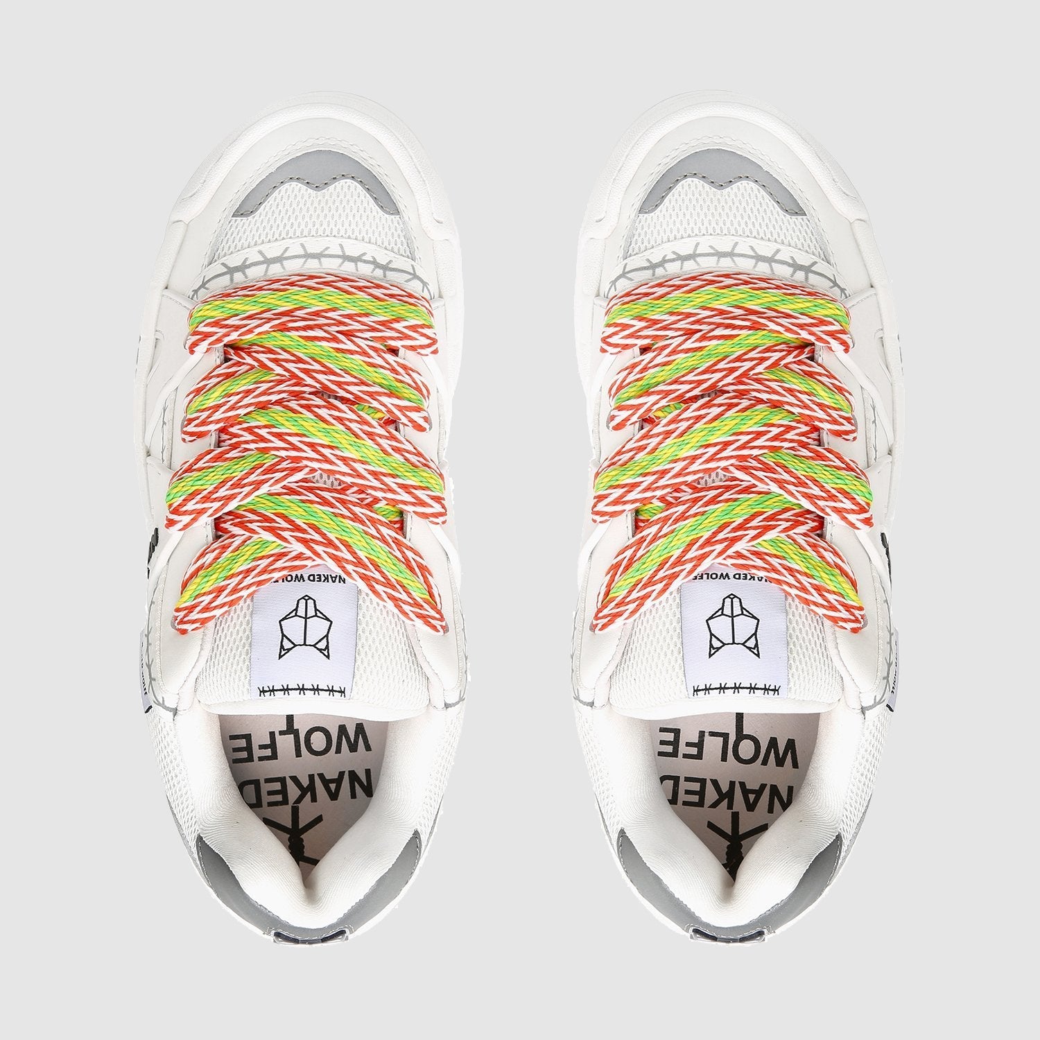 Slider Laces Zig Zag Orange/Green