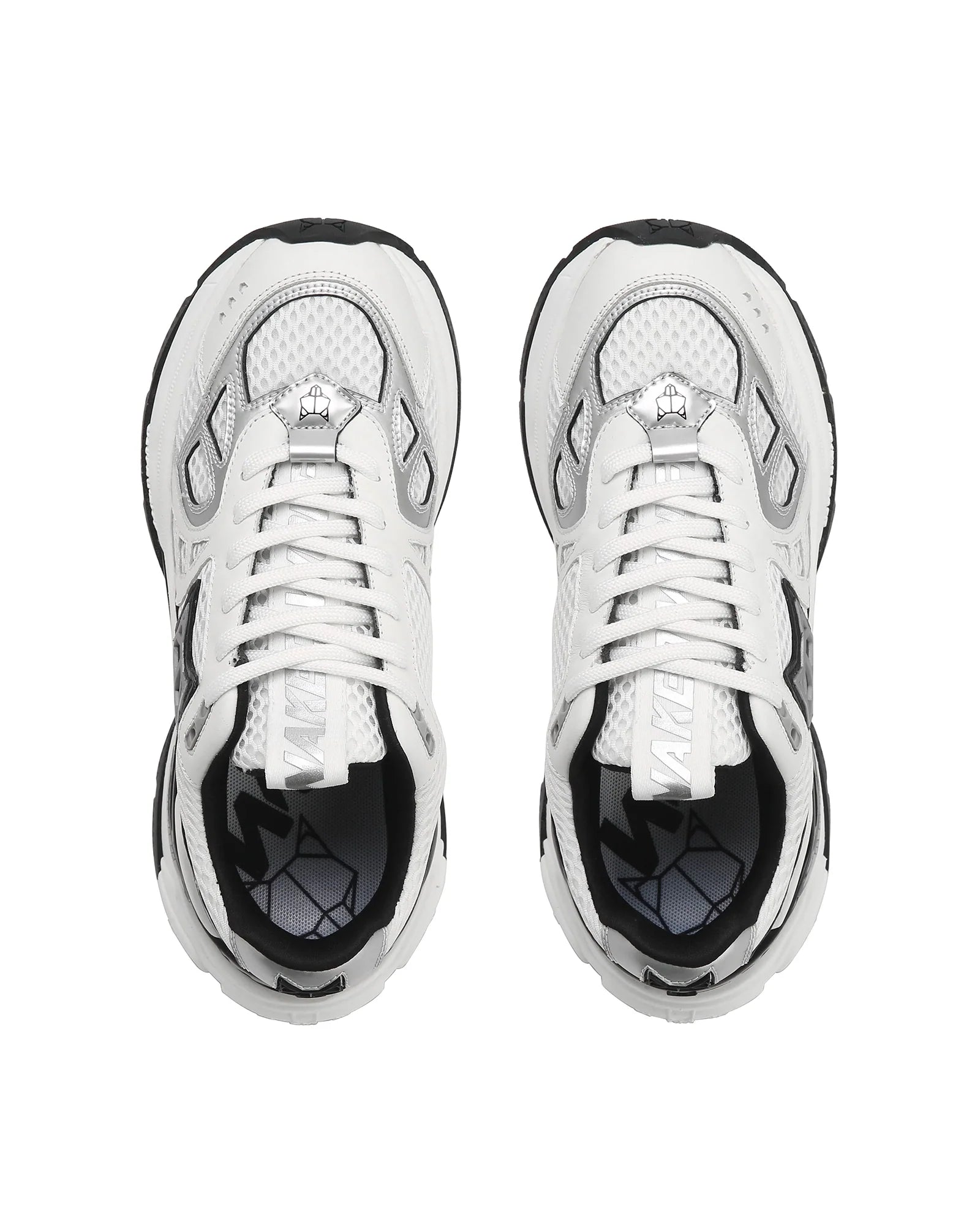 Smash White/Silver Mesh