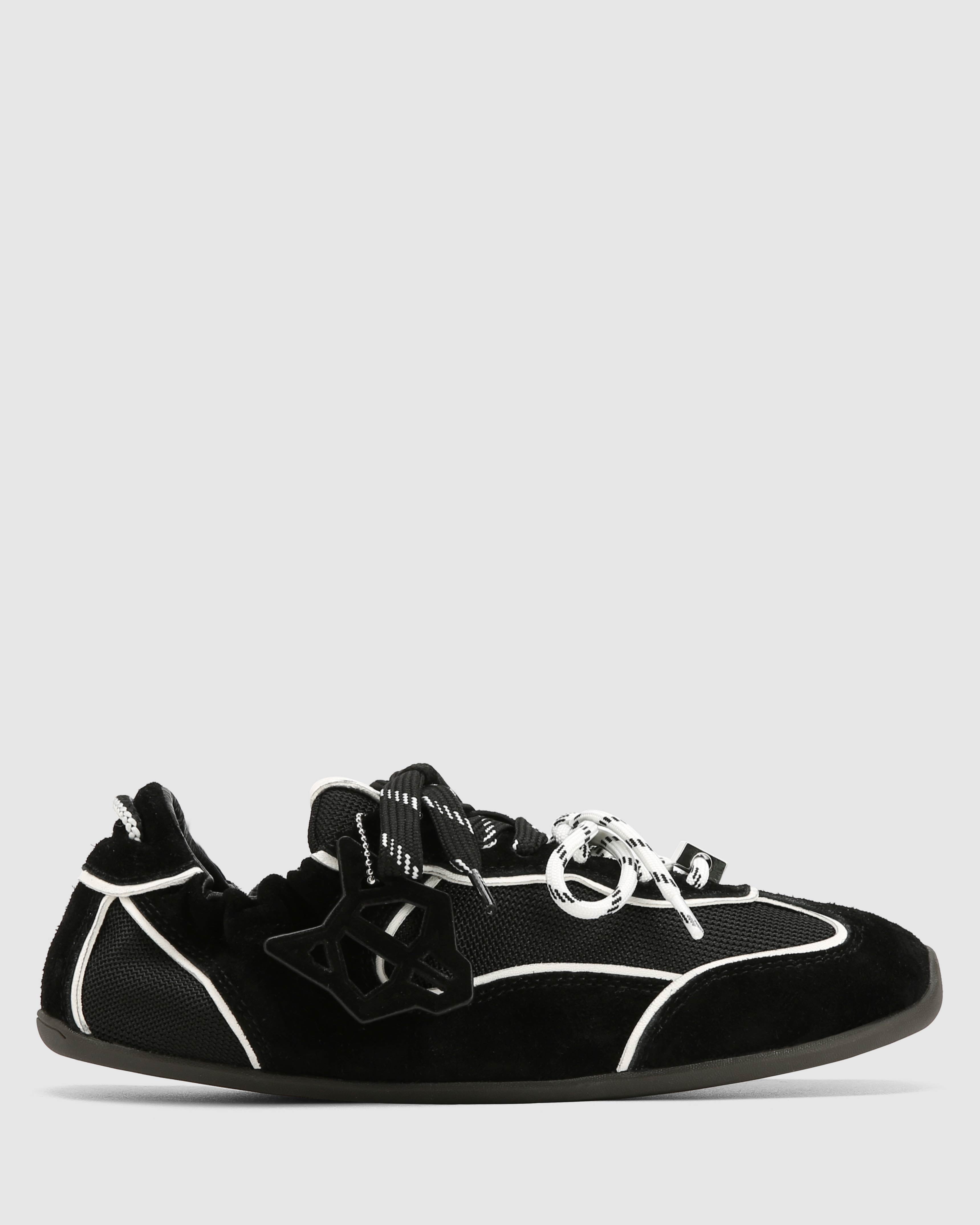 Soul Black Hairy Suede
