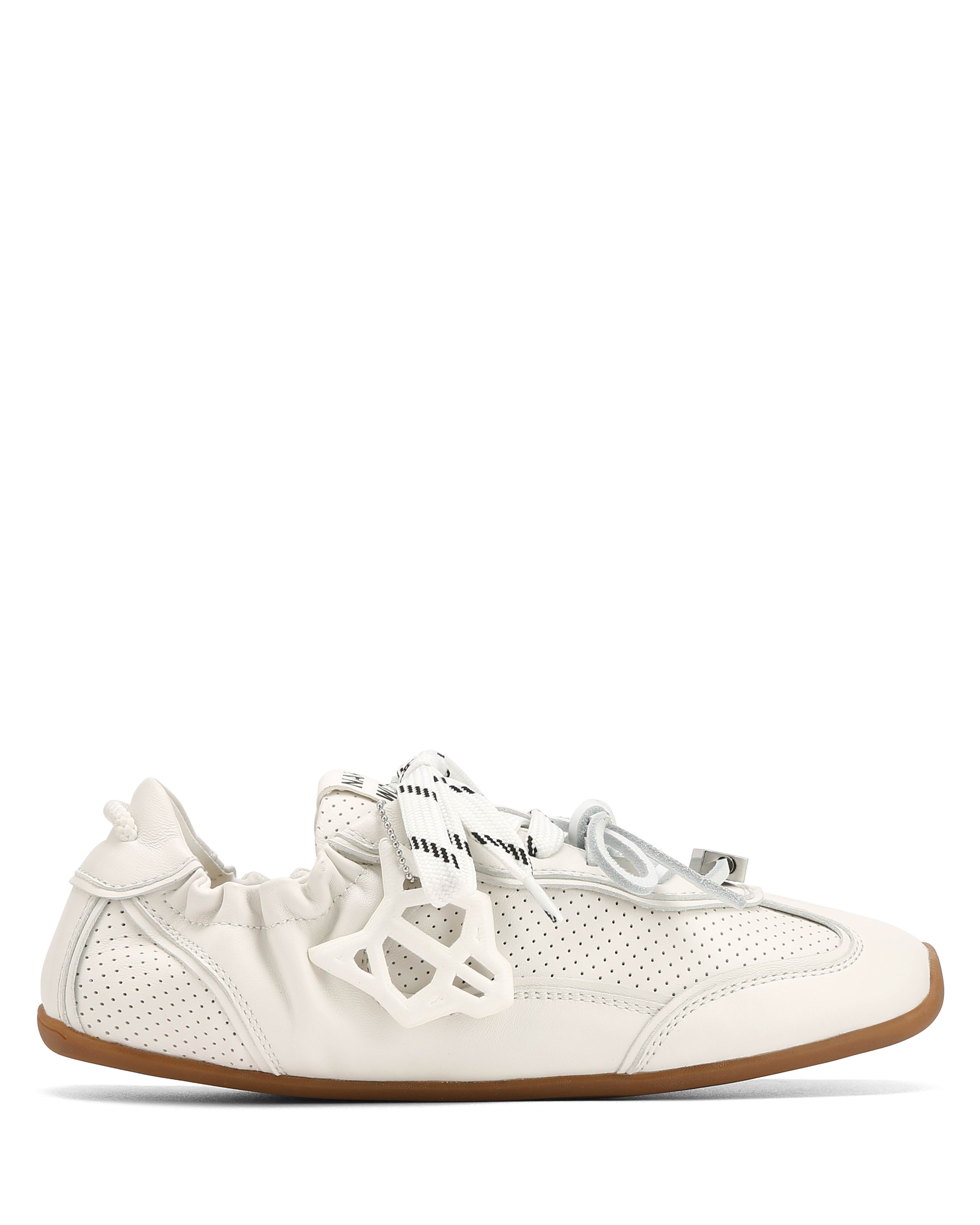 Soul White Perforated Leather