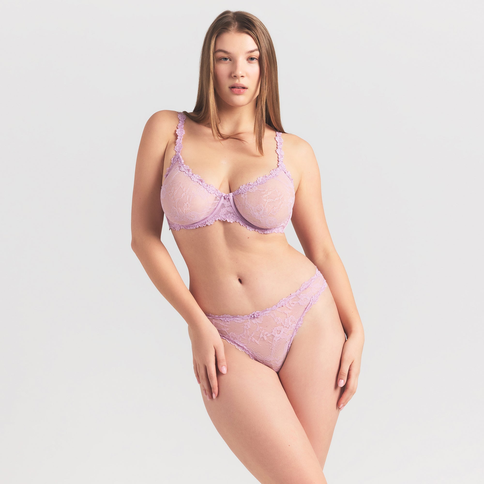Stretch Lace Unlined Demi Bra