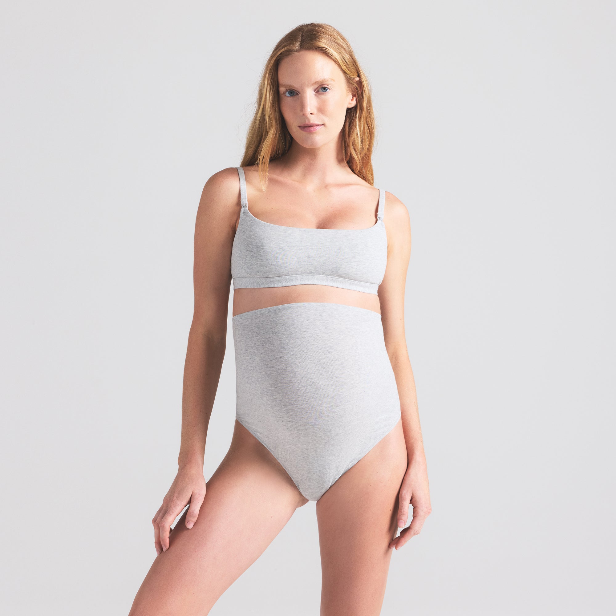 Cotton Jersey Maternity Nursing Scoop Bralette