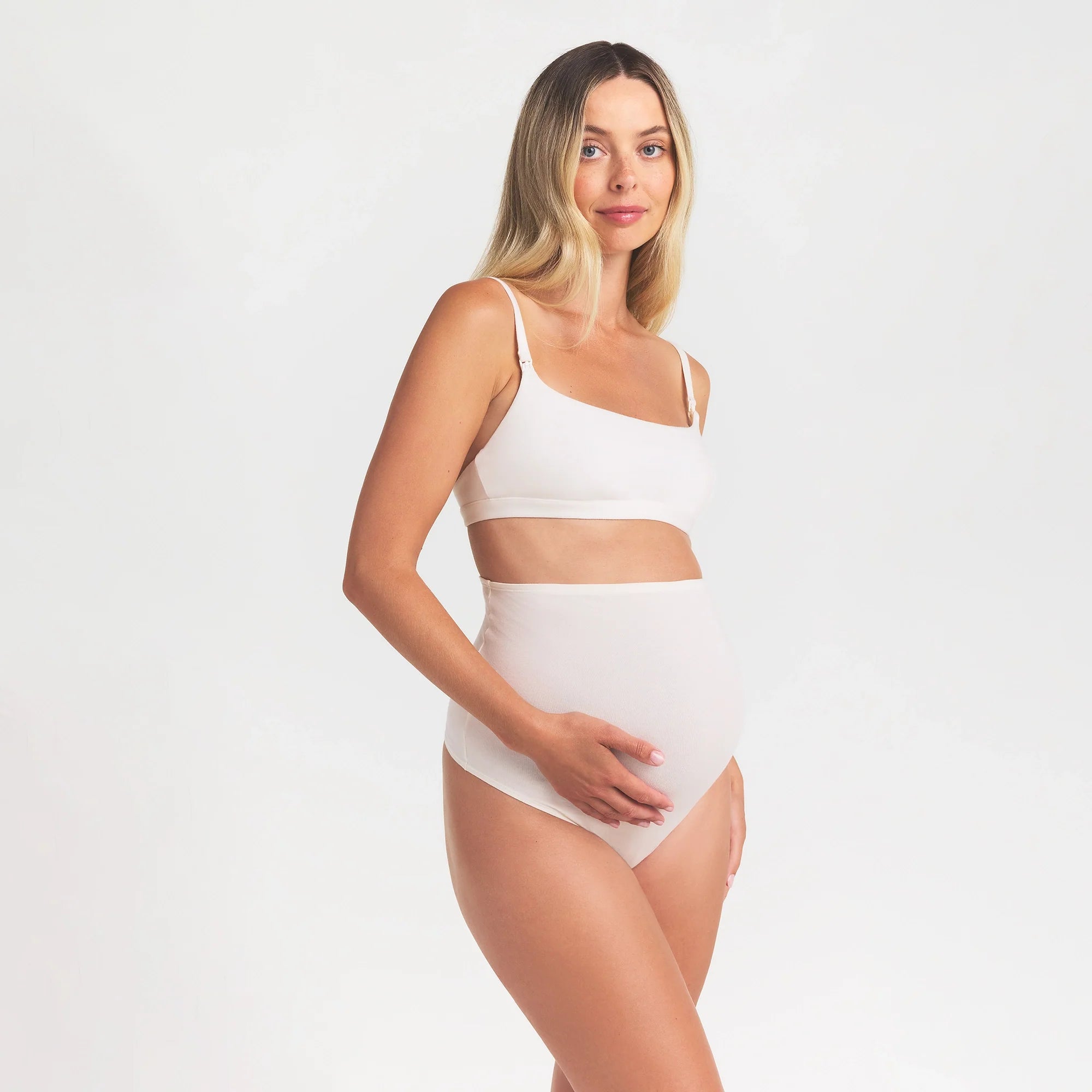 Cotton Jersey Maternity Nursing Scoop Bralette