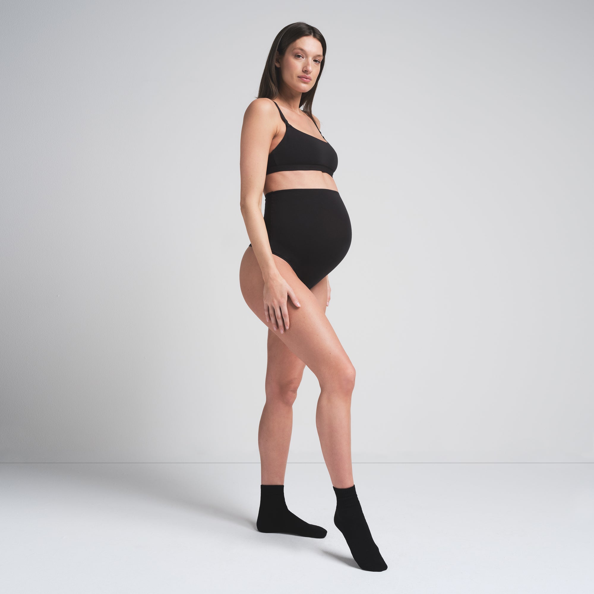 Cotton Jersey Maternity Nursing Scoop Bralette