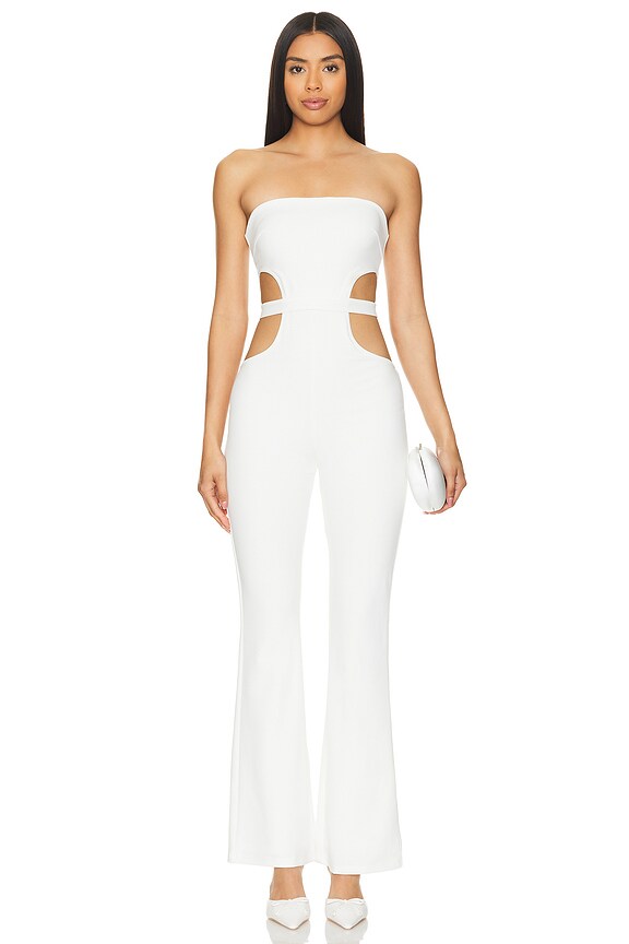 superdown Jasna Jumpsuit in White