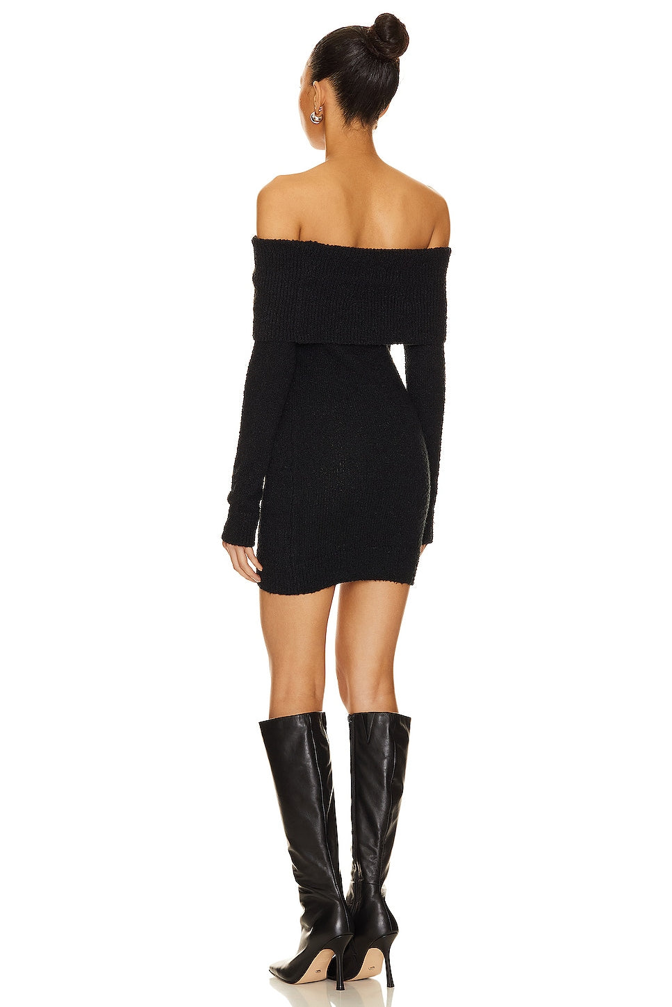 superdown Isidore Sweater Dress in Black