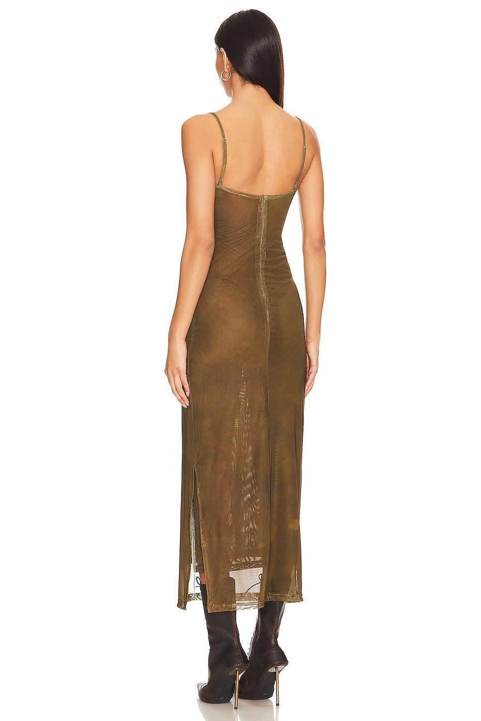 superdown Jocelyn Butterfly Maxi Dress in Brown