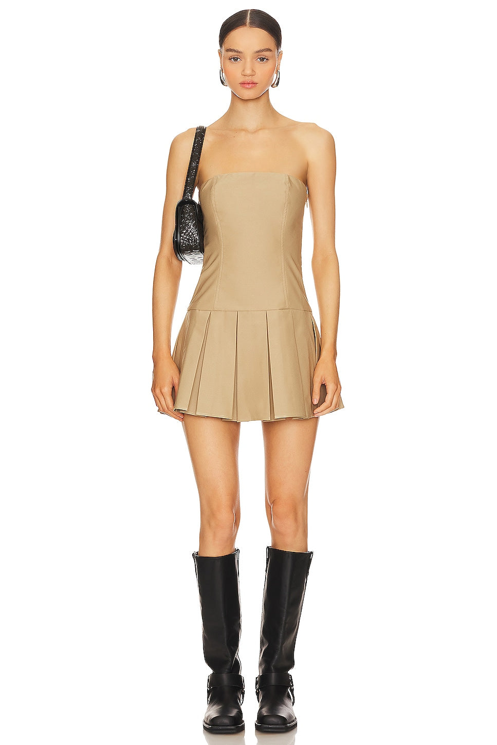 superdown Ruby Mini Dress in Tan