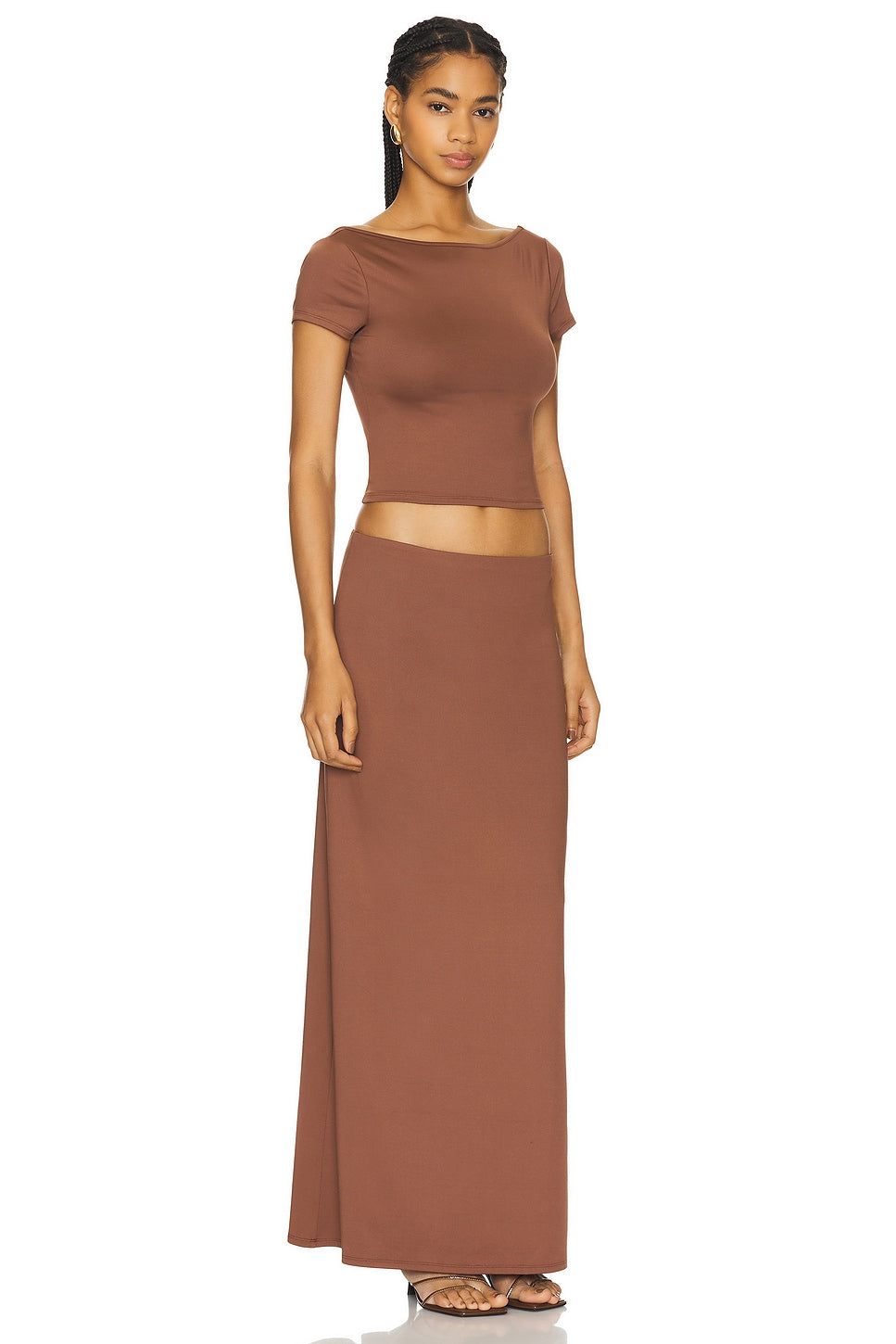 superdown Oaklyn Maxi Set in Brown