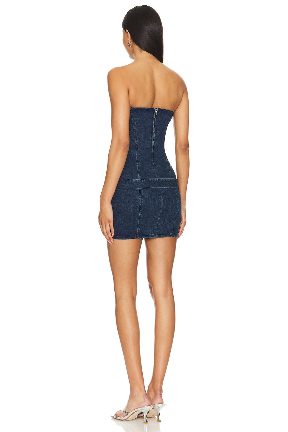 superdown Kara Mini Dress in Vintage Blue