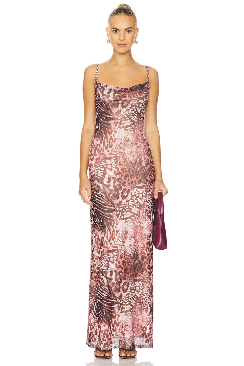 superdown Jianna Maxi Dress in Mauve