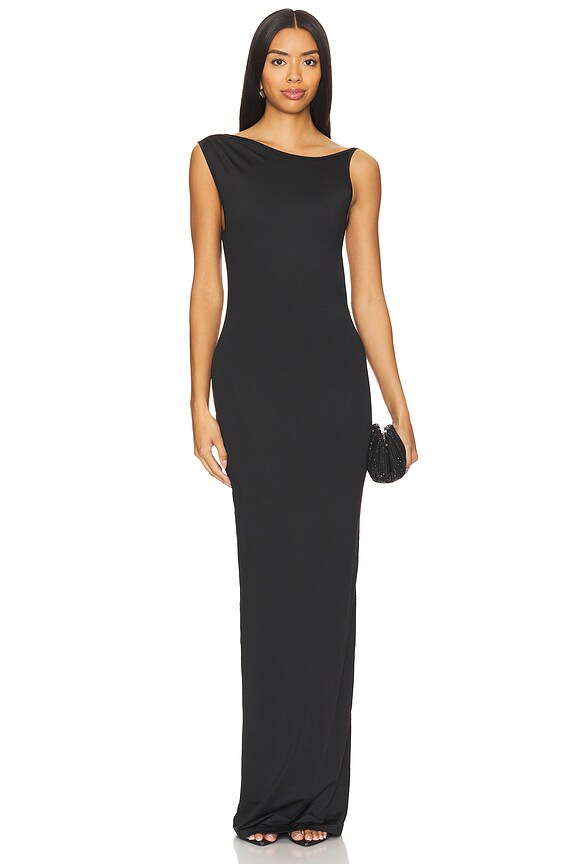 superdown Avya Maxi Dress in Black