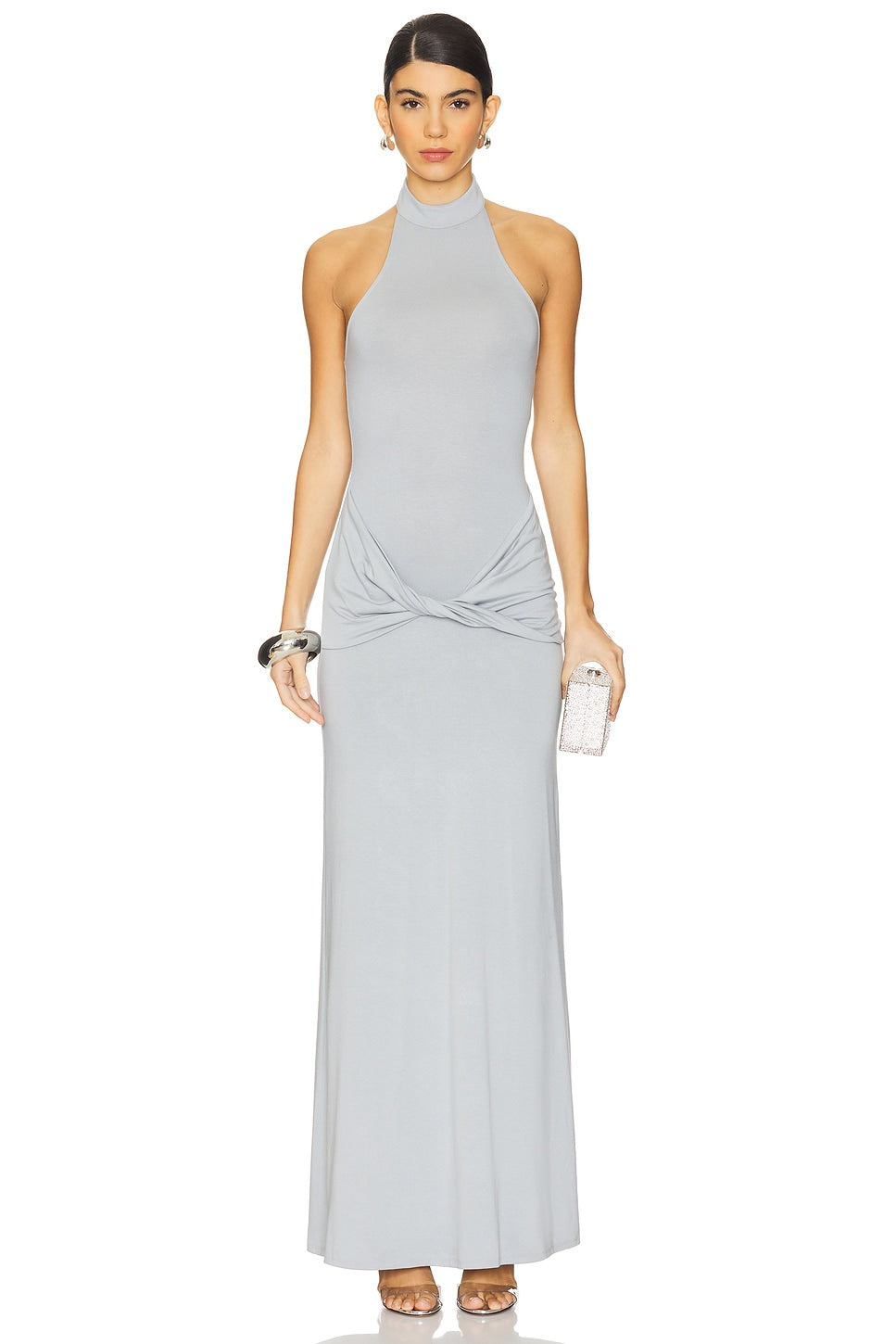 superdown Lilliana Maxi Dress in Grey