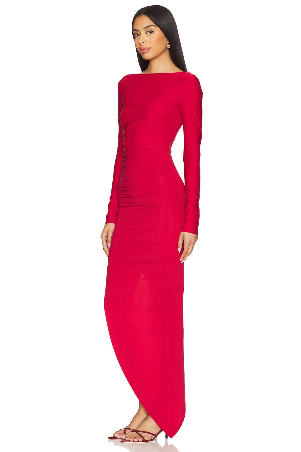superdown Milly Maxi Dress in Dark Red