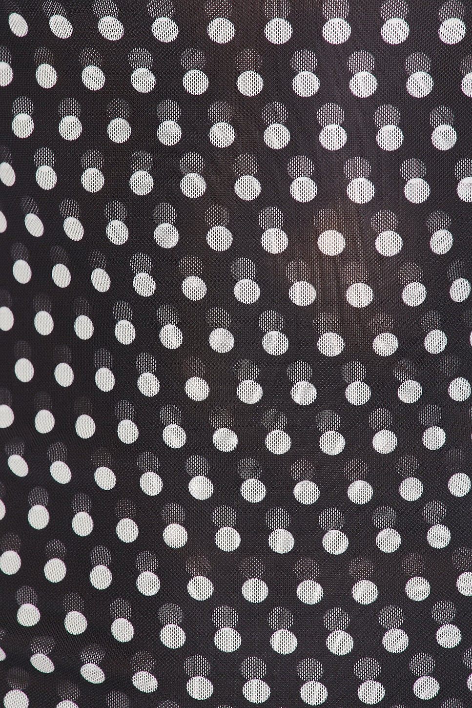 superdown Bay Skirt Set in Black & White Dot