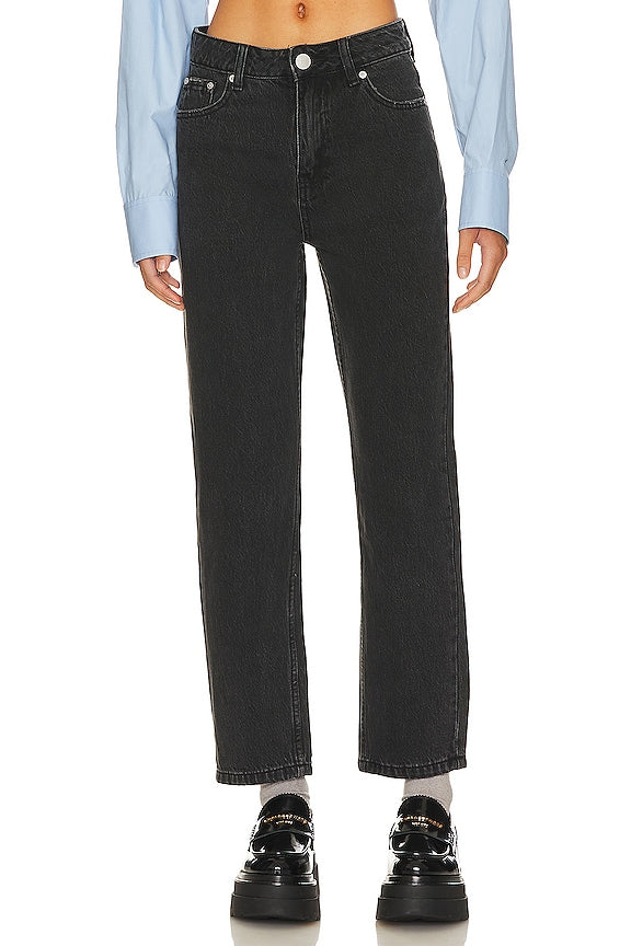 superdown Jinx Cropped Jeans in Black