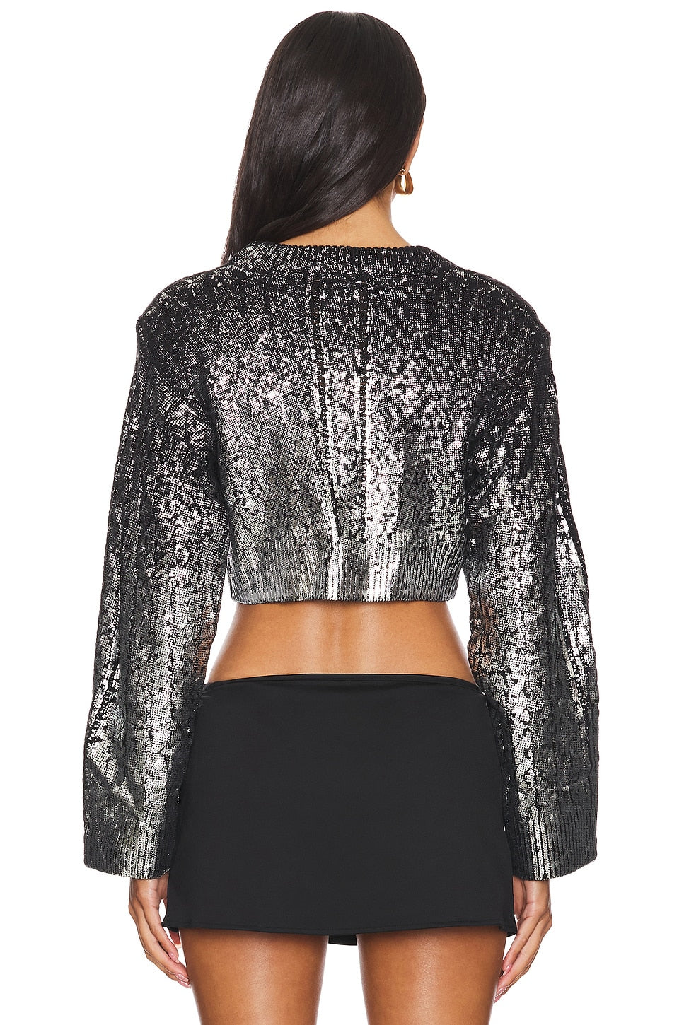 superdown Jaelyn Sweater in Black Metallic