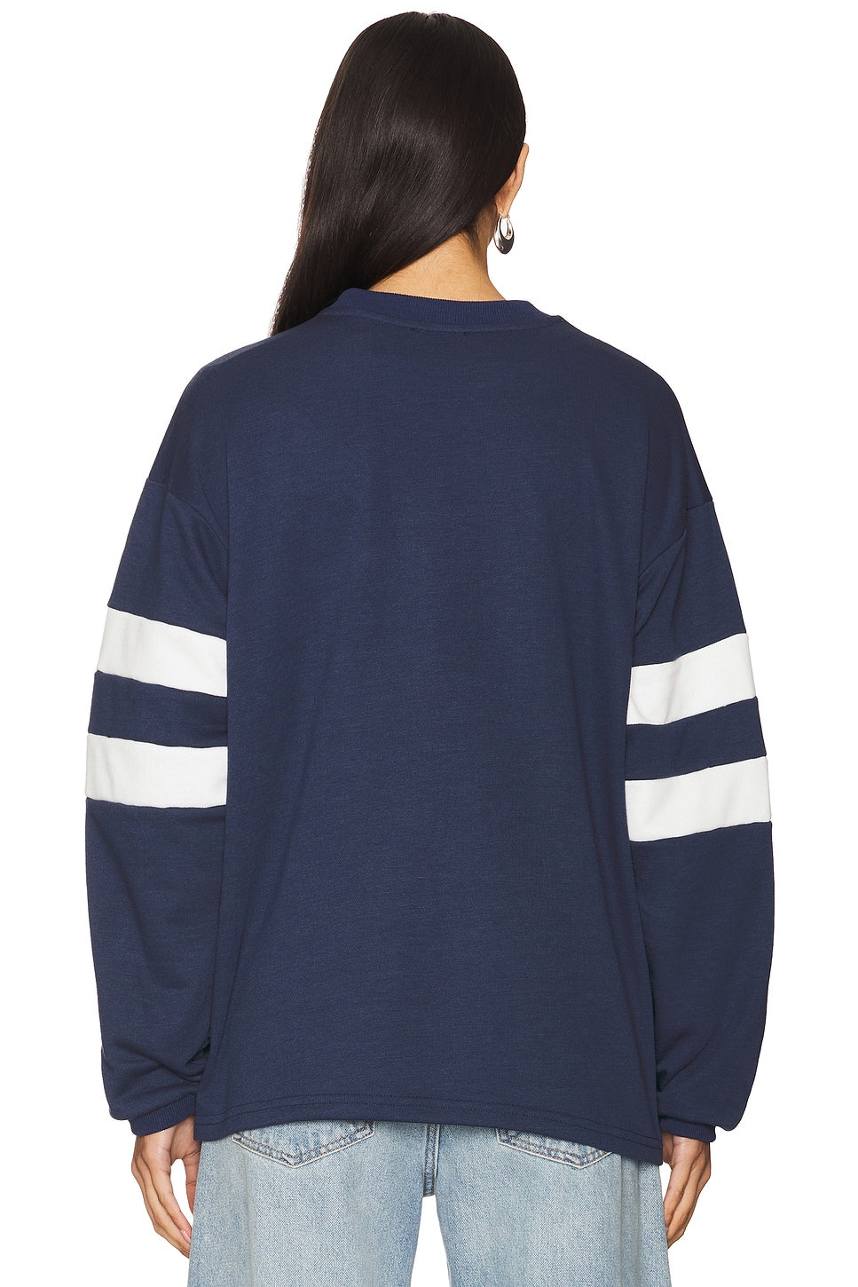 superdown Jordy Oversized Crewneck in Navy
